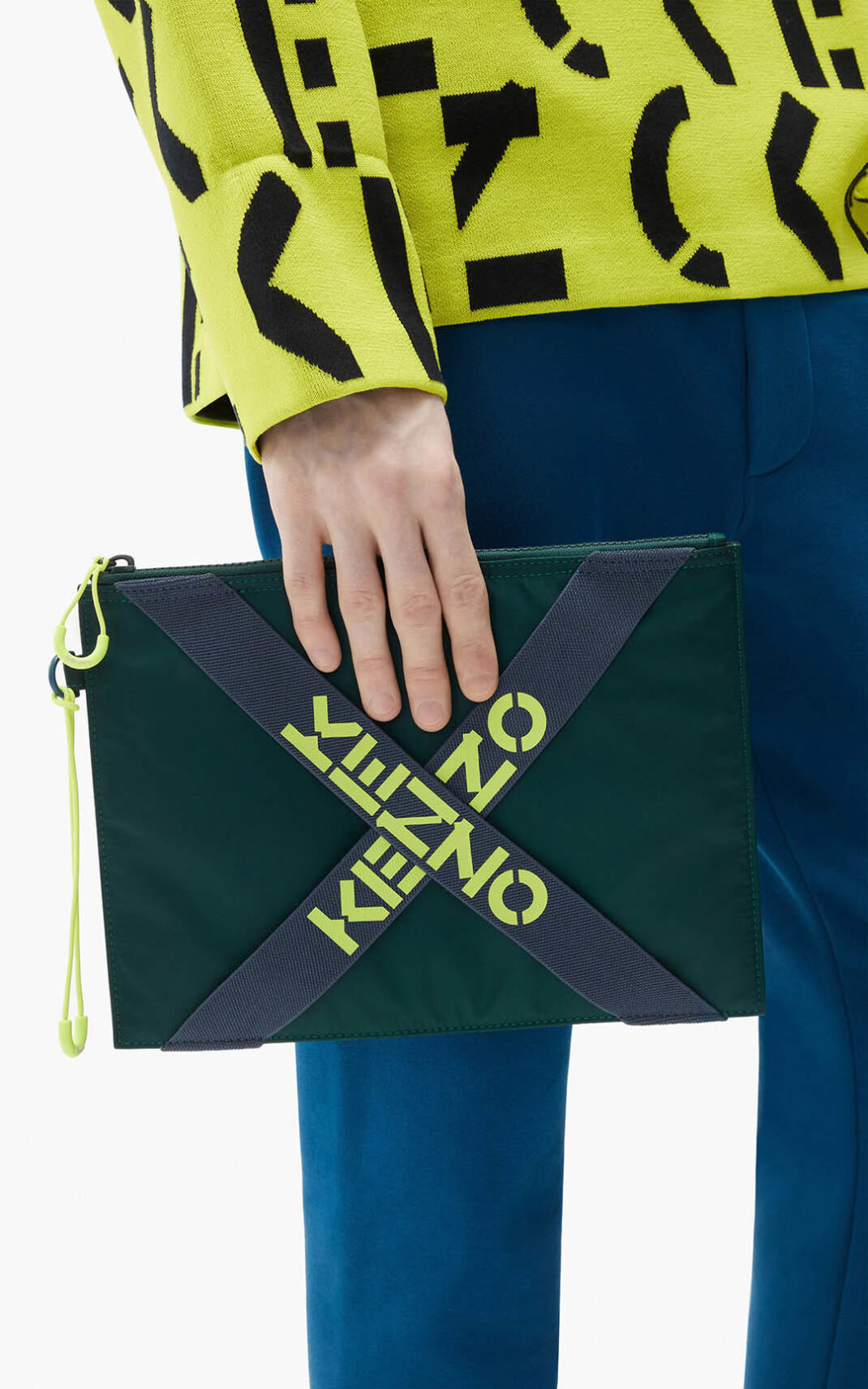 Bolsas Pequenas Kenzo Sport large Feminino - Cinzentas | 358LMJFKT